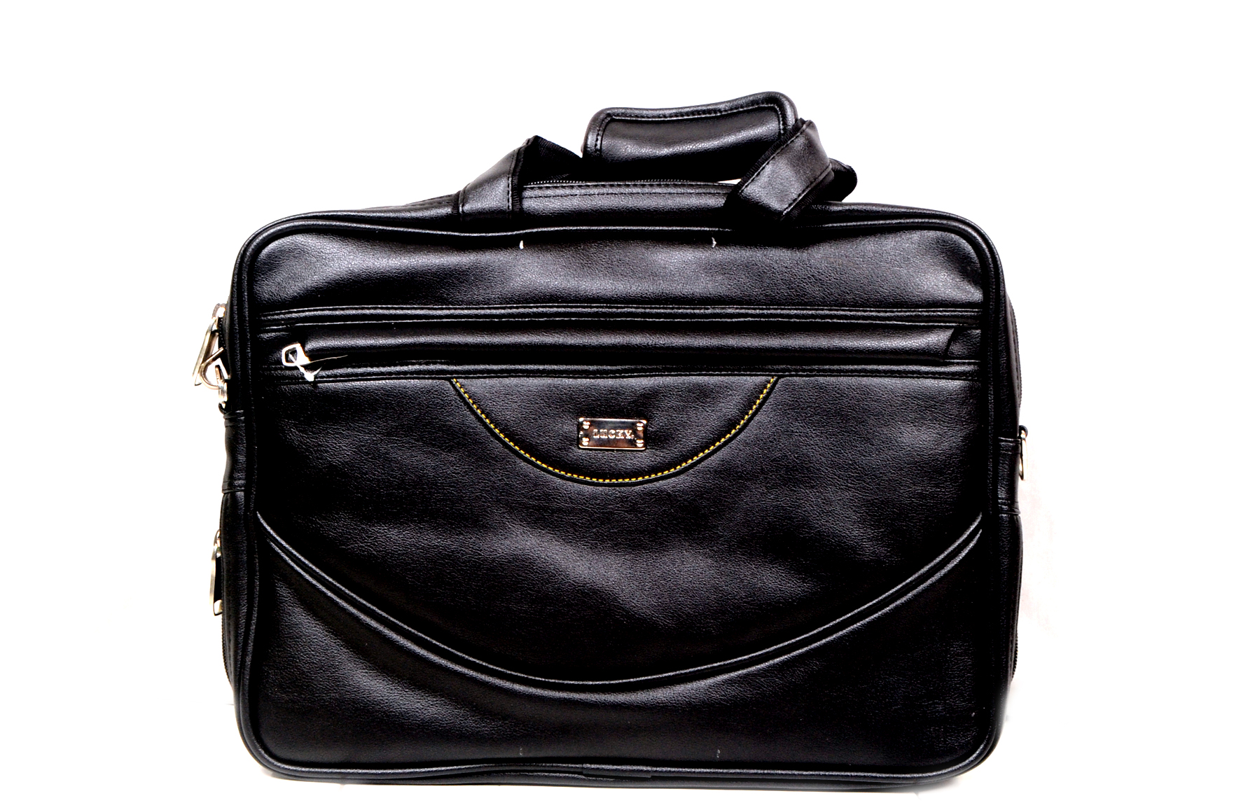 Black Plain Leather Office Bags at Rs 6000 in Vadodara | ID: 14375026488